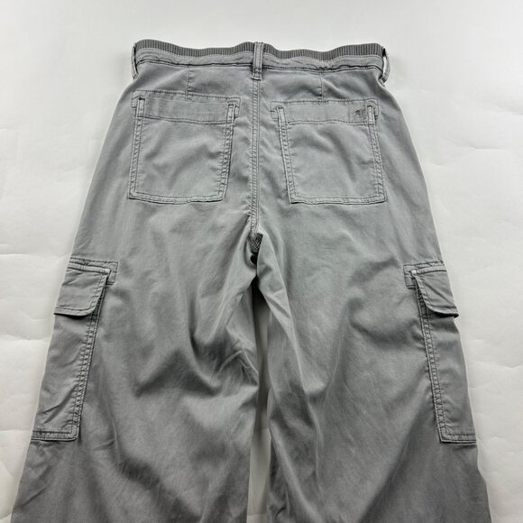 American Eagle Light Gray Drapey Stretch Cargo Pant 4R - Picture 5 of 6